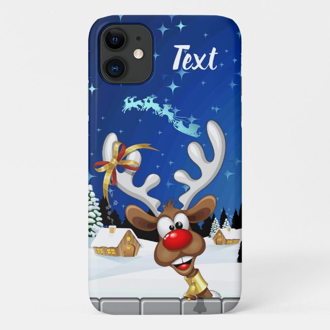Lustiges Rentier-Spionier-Weihnachts-Meme Case-Mate iPhone Hülle (Rückseite)