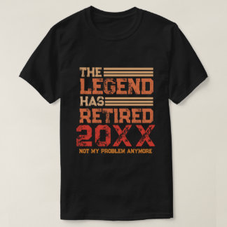 Lustiges Rentner-Dasein - Die Legende ist in Rente T-Shirt