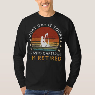 Lustiges Rentner-Harfen-T-Shirt - Wen kümmert's, w T-Shirt