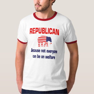 Lustiges republikanisches Wohlfahrts-Shirt T-Shirt