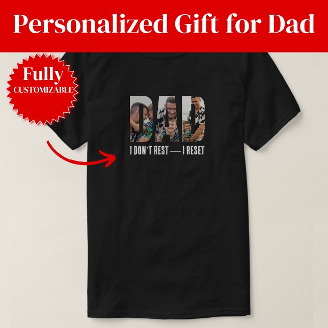 Lustiges Reset-Vater Humor-Geschenk T-Shirt (Funny Reset Dad Humor Gift T-Shirt)
