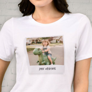Lustiges Retro-Foto 40. Vierzigster Geburtstag Tri-Blend Shirt
