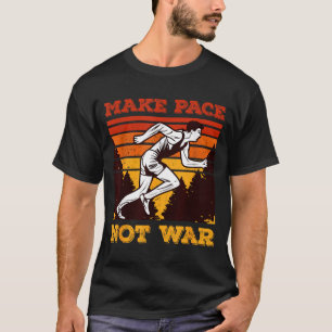 Lustiges Retro-Läufer-Zitat-Geschenk - Mach Tempo T-Shirt