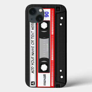 Lustiges Retro-Musik-Kassettenband-Muster Case-Mate iPhone Hülle