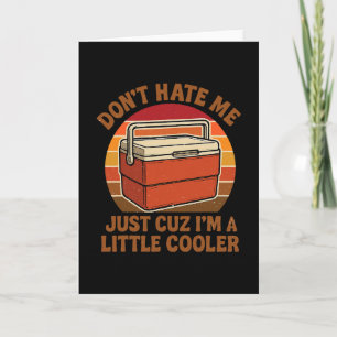 Lustiges Retro-Strand-Sommer-Camping-Humor-Seltsam Karte