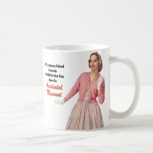 Lustiges Retro Vintages Bunco Tasse