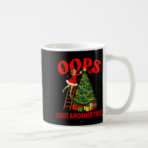 Lustiges Retro-Weihnachten Oops Ich Habe Einen Wei Kaffeetasse