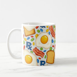 Lustiges Rezept für Frühstück in der Apotheke Must Kaffeetasse