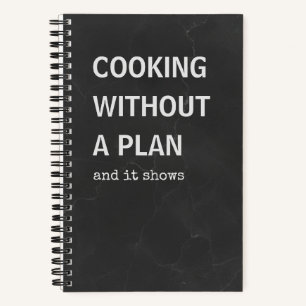 Lustiges Rezeptbuch Kochen ohne Plan Notizbuch