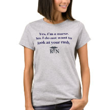Lustiges RN-Krankenschwester-T-Shirt | Registriert