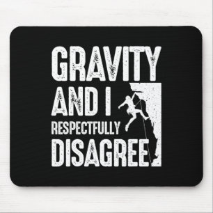 Lustiges Rock Climbing Design für Männer Frauen At Mousepad