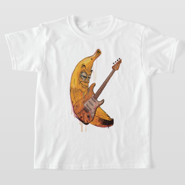 Lustiges Rock’n’Roll-Bananen‑T‑Shirt T-Shirt (Ablage )