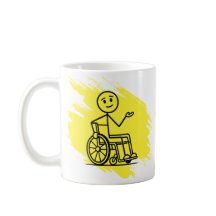 Lustiges Rollstuhl-Humor Custom Factory Warranty M