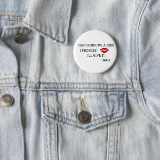 Lustiges romantisches Zitat Button