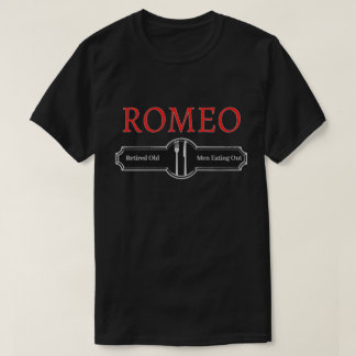 Lustiges Romeo Rentner Essen T-Shirt
