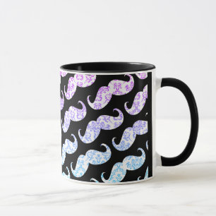 Lustiges rosa blaues tasse