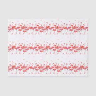 Lustiges Rosa Flamingos Muster Seidenpapier