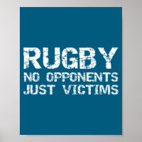 Lustiges Rugby-Zitat für Männer Rugby Keine Gegner