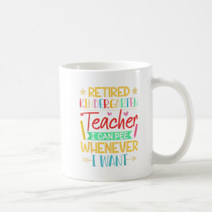 Lustiges Ruhestandsgeschenk für pensionierte Kinde Kaffeetasse