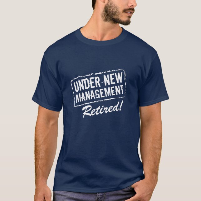 Lustiges Ruhestandst-shirt | unter neuem T-Shirt (Vorderseite)