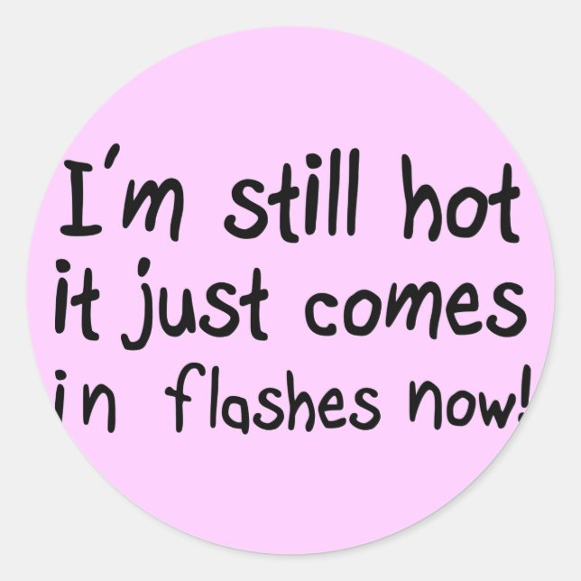 Lustiges Runder Aufkleber (Vorderseite)