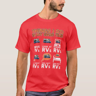 Lustiges RV Van und Outdoor-Camping-Memes Geschenk T-Shirt