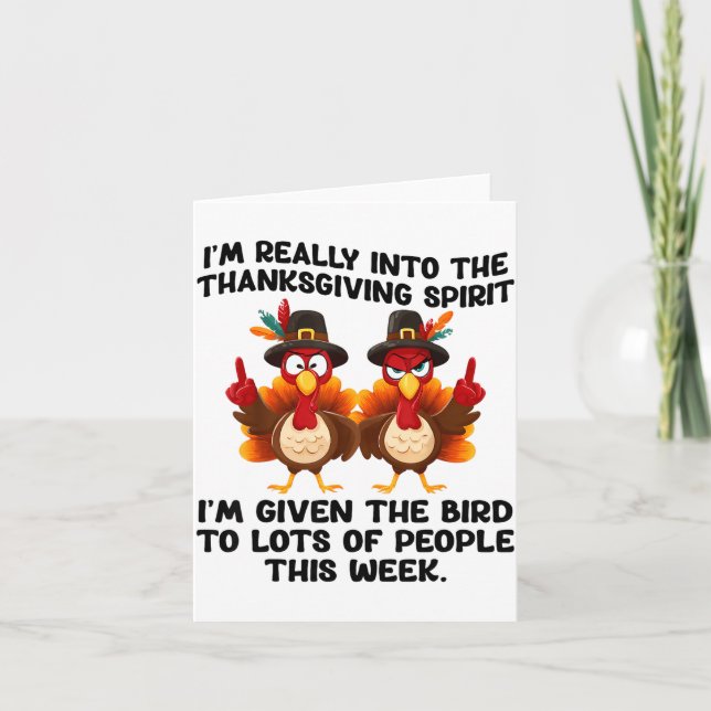 Lustiges sarkastisches Novelty-T-Shirt Ich habe de Karte (Vorderseite)