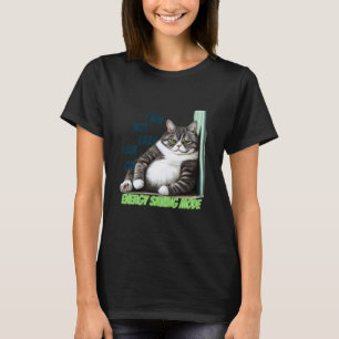 lustiges sarkastisches Tier ironisches Katzen-Desi T-Shirt