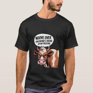Lustiges Sarkastisches Tier Ironisches Kuh-Design T-Shirt