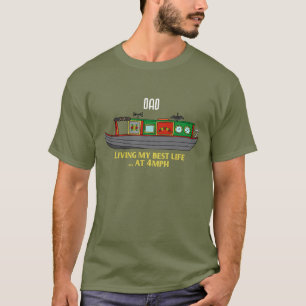 Lustiges sarkastisches Zitat eines Kanalbootbesitz T-Shirt