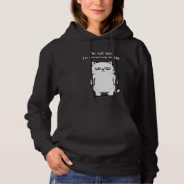 Lustiges sarkastisches Zitat Katzen-Hoodie - Tier  Hoodie