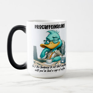 Lustiges/Sarkastisches Zitat zum Büroalltag - Farb Verwandlungstasse