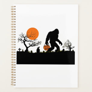 Lustiges Sasquatch-Bigfoot-Halloween-Kostüm T-Shir Planer