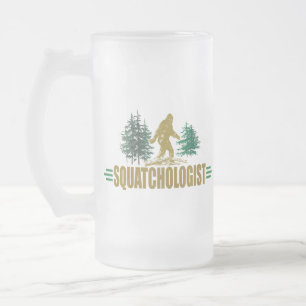 Lustiges Sasquatch, Bigfoot Mattglas Bierglas