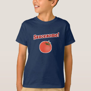 Lustiges Saucesome-Italienisches-Kinder-T-Shirt T-Shirt
