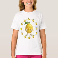 Lustiges Saures Zitronen-Kinder-T-Shirt | Süßes Wü