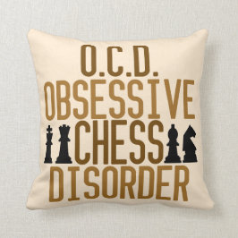 Lustiges Schach TAN Kissen