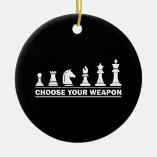 Lustiges Schachgeschenk für Schachliebhaber Kinder Keramik Ornament