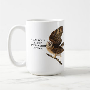 Lustiges Schleiereulen-Shirt  Kaffeetasse