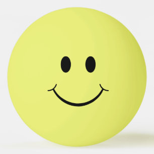 Lustiges schlichtes Gesicht Tischtennisball