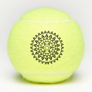 lustiges Schreien Tennisbälle