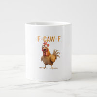 Lustiges schreiendes Huhn F Krächz F Humor