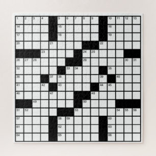 Lustiges Schwarz-Weiß-Kreuzworträtsel-Spiel Puzzle