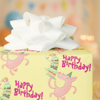 Lustiges Schwein Alles Gute zum Geburtstag! Riesig