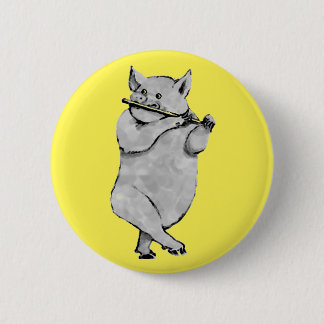 Lustiges Schwein Button