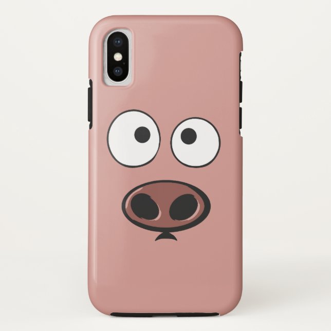 Lustiges Schwein Case-Mate iPhone Hülle (Rückseite)