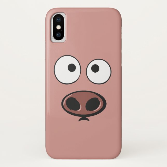 Lustiges Schwein Case-Mate iPhone Hülle (Rückseite)