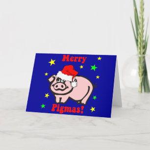 Lustiges Schwein Weihnachten