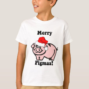 Lustiges Schwein Weihnachten T-Shirt