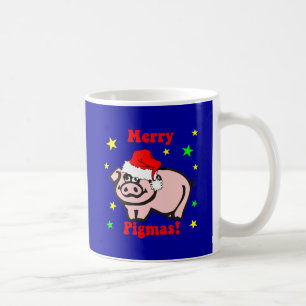 Lustiges Schwein Weihnachten Tasse